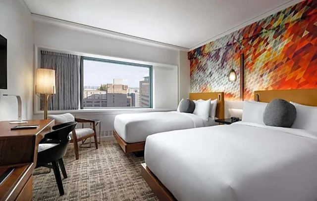 غرفة بسرير مزدوج بإطلالة، Fairmont The Queen Elizabeth 2/3