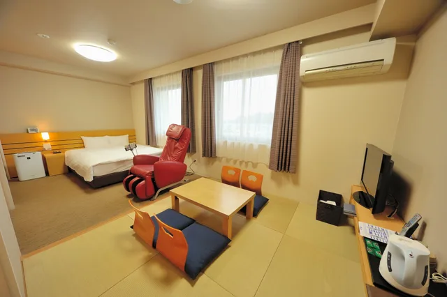 غرفة يابانية غربية بسرير كوين، Dormy Inn Akita Natural Hot Spring 1/5