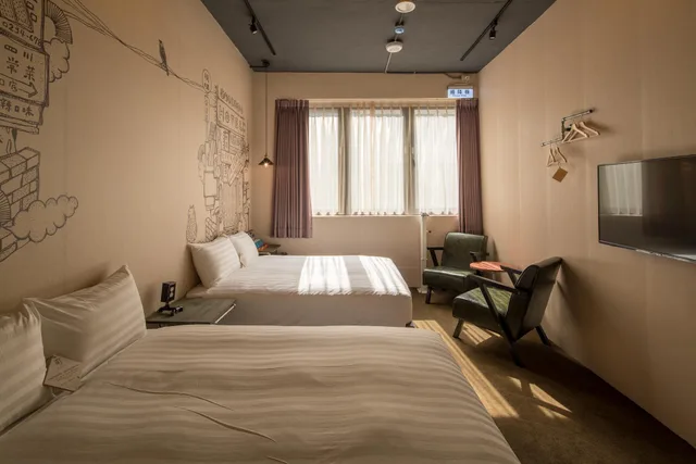 غرفة فاخرة رباعية بسريرين مزدوجين، Cho Hotel 1/2
