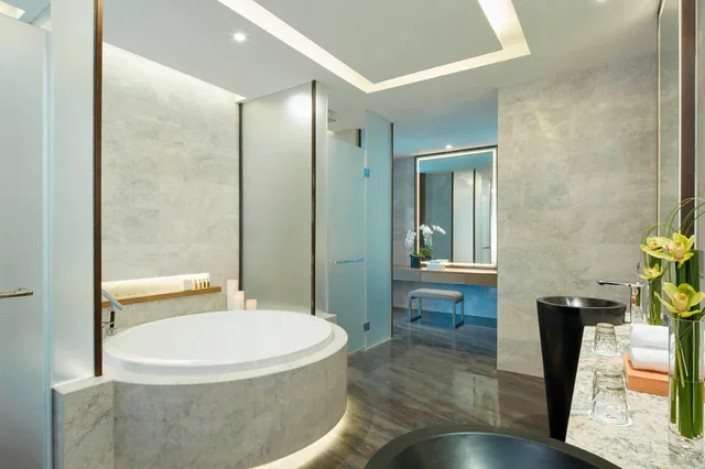 غرفة بسرير كينج، Hangzhou Marriott Hotel Qianjiang 4/4