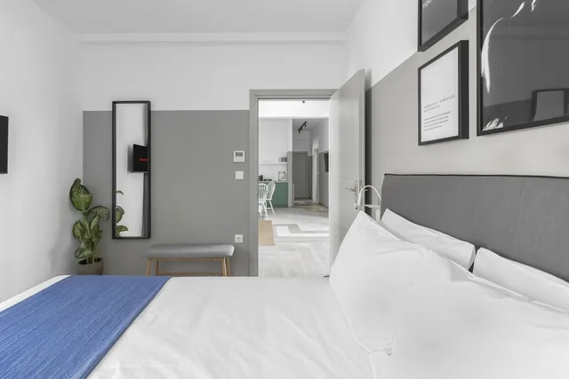 2 Bedrooms, Suite, 2 Queen Beds, Acropolis View, Sofa, Terrace، PLAY Theatrou Athens, a member of Brown Hotels 1/8