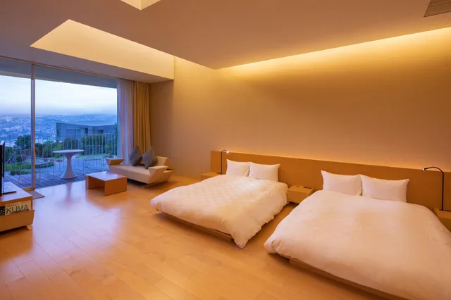غرفة قياسية بسريرين منفصلين، Garden Terrace Nagasaki Resorts Hotel 3/3
