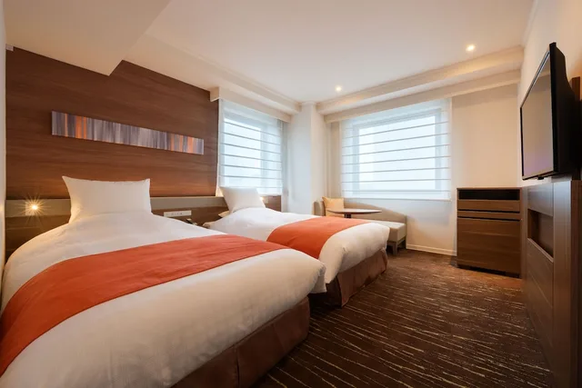 غرفة قياسية بسريرين منفصلين، Hotel Jal City Sendai 1/2