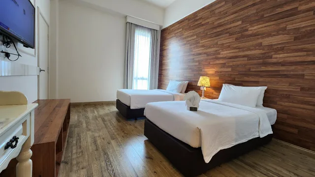 غرفة بريميوم بسريرين منفصلين، Swan Garden Hotel 2/2