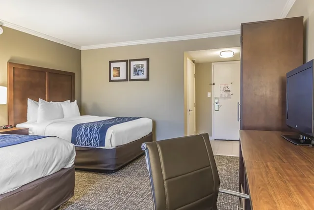 غرفة ديلوكس بسريرين كوين لذوي الإعاقة، Comfort Inn Sunnyvale - Silicon Valley 2/4