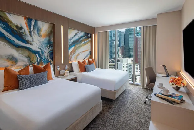 Room, 2 Queen Beds, Bathtub, Accessible, Courtyard by Marriott New York Manhattan/Midtown West 1/1