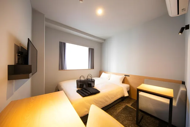 غرفة قياسية ثلاثية بسرير مزدوج، Amanek Inn Beppu 1/1