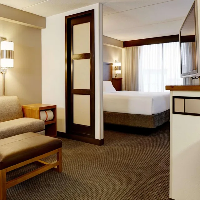 غرفة بسرير كينج مع أريكة لذوي الإعاقة، Hyatt Place Dublin/Pleasanton 1/1