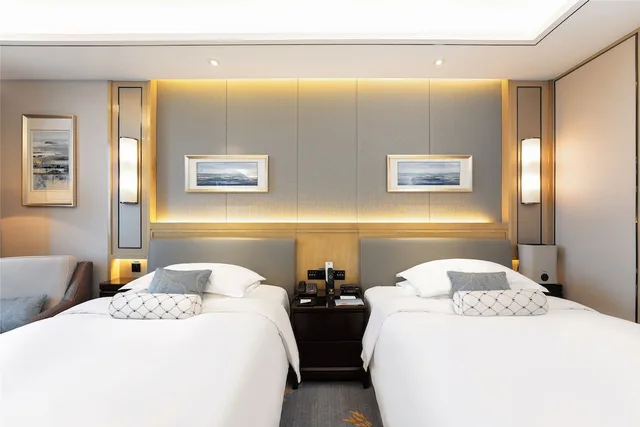 غرفة ديلوكس بسريرين منفصلين، YUN ZEN Jinling World Trade Plaza Hotel 1/2