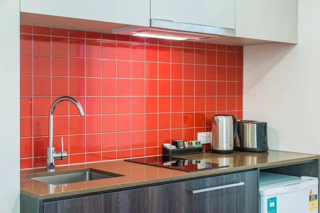 شقة استوديو تنفيذية بسرير كوين مع أريكة، Comfort Apartments Box Hill 7/7
