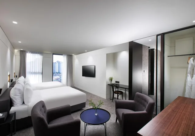 غرفة بريميوم بسريرين منفصلين، Park Marine Hotel 1/1