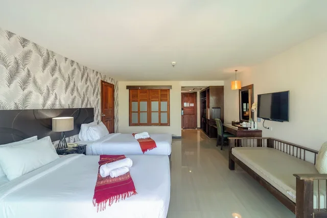 غرفة ديلوكس بسريرين منفصلين، Pattawia Resort Spa 2/10