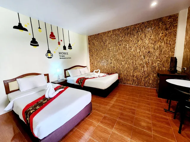 غرفة عائلية بسرير مزدوج وسرير فردي، Mild Garden View Resort 2/3