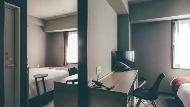 غرفة متصلة اقتصادية ثلاثية بسرير مزدوج أو سريرين منفصلين، Kuretake Inn Nagoya Hisayaodori 1/1