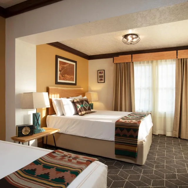 غرفة ديلوكس بسرير مزدوج، El Rancho Hotel 1/10