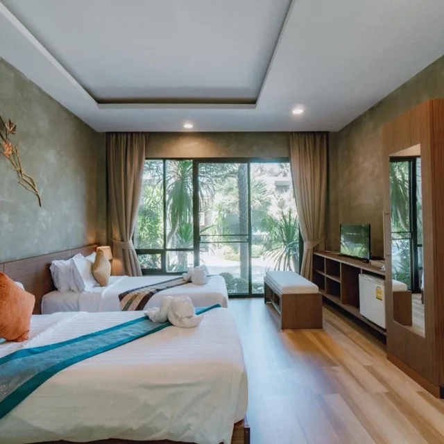 غرفة عائلية بإطلالة على الحديقة، Blue River Resort 8/10