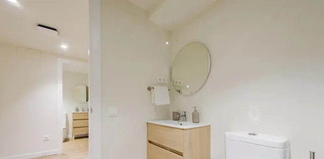 شقة ديلوكس بسريرين مزدوجين بـ3 غرف نوم مع أريكة، Tu Casa Bonita en Avenida America 10/10