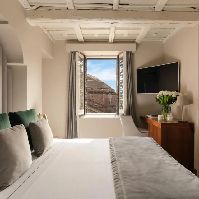 Suite, King Bed, Balcony, Separate Building، Antico Albergo Del Sole Al Pantheon 4/10