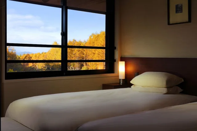 غرفة فاخرة بسريرين منفصلين في الطابق العلوي، Ryu Resort Spa 3/6
