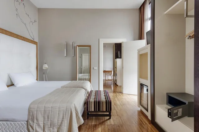 غرفة متصلة بسرير كوين وسريرين منفصلين، Italiana Hotels Milan Rho Fair 4/6