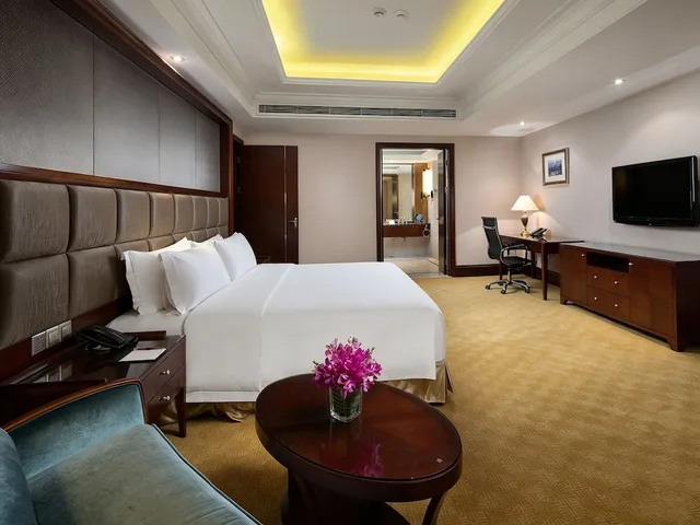 جناح بسرير كينج بغرفة نوم واحدة في طابق مرتفع، Crowne Plaza Deqing Moganshan 2/5