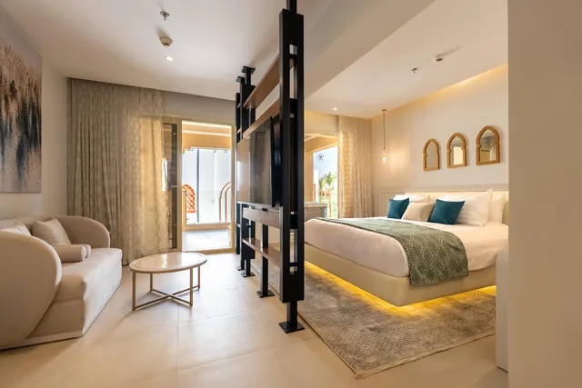 جناح بسرير كوين بجاكوزي، Sunrise Sentido Mamlouk Palace 1/1