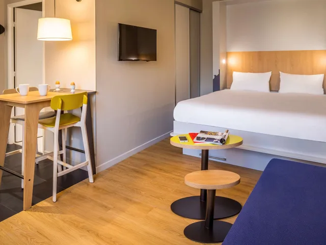 استوديو بسرير مزدوج وسرير فردي، Aparthotel Adagio Access Montpellier Centre 1/7