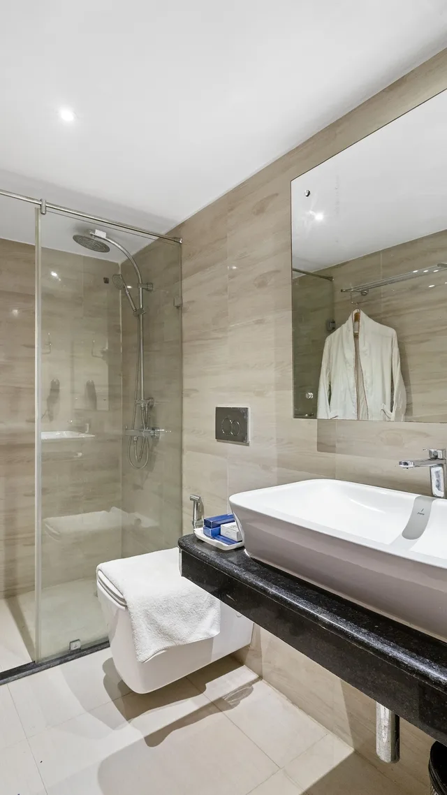 غرفة بريميوم بسرير كينج بإطلالة على المدينة بشرفة بغرفة نوم واحدة، NIRANJANA HOTEL 8/9
