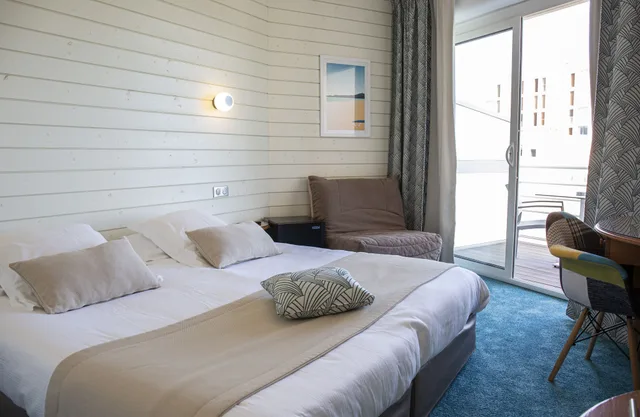 غرفة بسريرين منفصلين، Grand Hotel Du Lido 1/10
