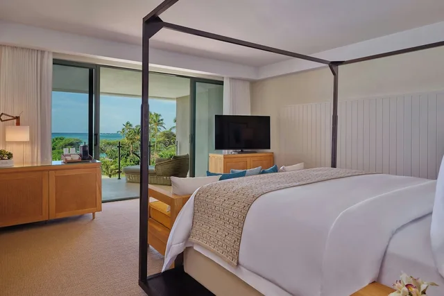 جناح بإطلالة على البحر بشرفة بـ3 غرف نوم، The St. Regis Aruba Resort 3/4