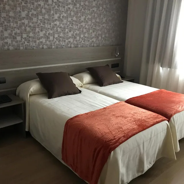 غرفة بسريرين منفصلين، Hotel Mercedes 1/10