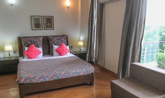 شقة فاخرة بسرير كوين بغرفة نوم واحدة، Perch Service Apartments - Gurgaon 3/9