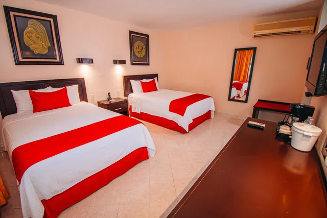 غرفة بسريرين منفصلين لذوي الإعاقة، Eco City Hotel 6/10