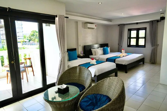 غرفة عائلية بإطلالة على الجبل بشرفة، Mary Beach Hotel and Resort 6/8