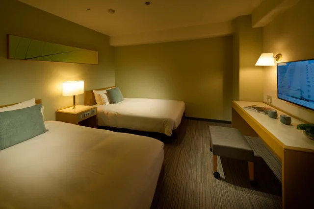 Room, Twin Beds, Smoking, Hotel Resol Machida 6/8