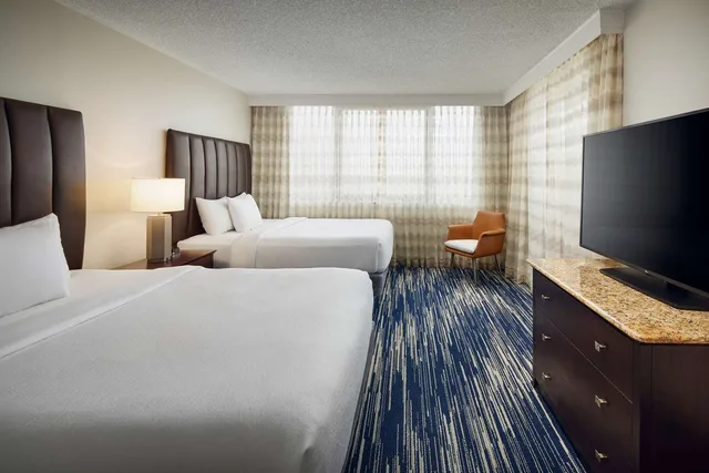 2 Rooms, Suite, 2 Queen Beds, Sofa, Balcony, Corner, Embassy Suites by Hilton West Palm Beach Central 1/3