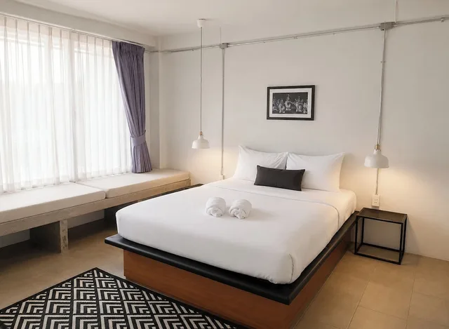 غرفة ديلوكس بسرير كوين، Palmari Boutique Hotel 1/8