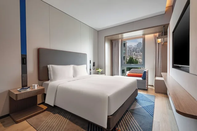 غرفة قياسية بسرير فردي، Holiday Inn Express Shanghai Changfeng Park 2/6