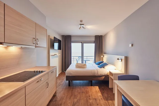 استوديو بسرير مزدوج بإطلالة على البحر، Holiday Suites Blankenberge 6/10
