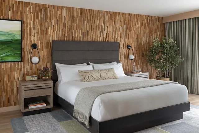 جناح رئاسي بسرير كينج بشرفة لذوي الإعاقة، Casa Mani Resort Napa Valley, Curio Collection by Hilton 4/10