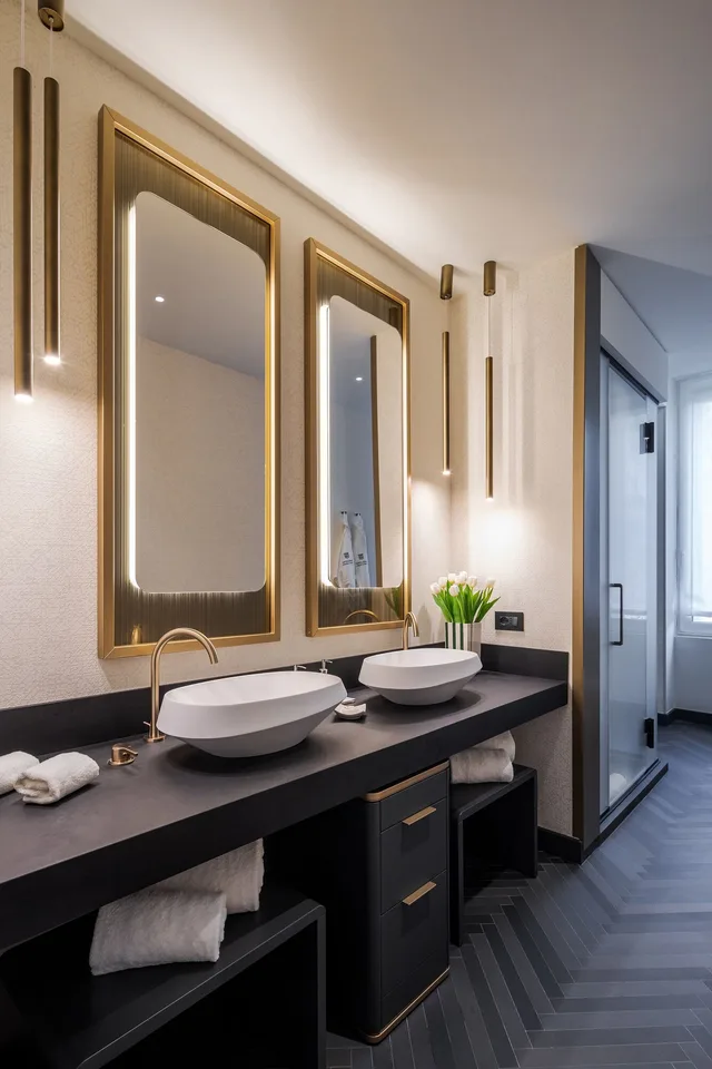 غرفة ديلوكس بشرفة، Casa Baglioni Milan 5/5