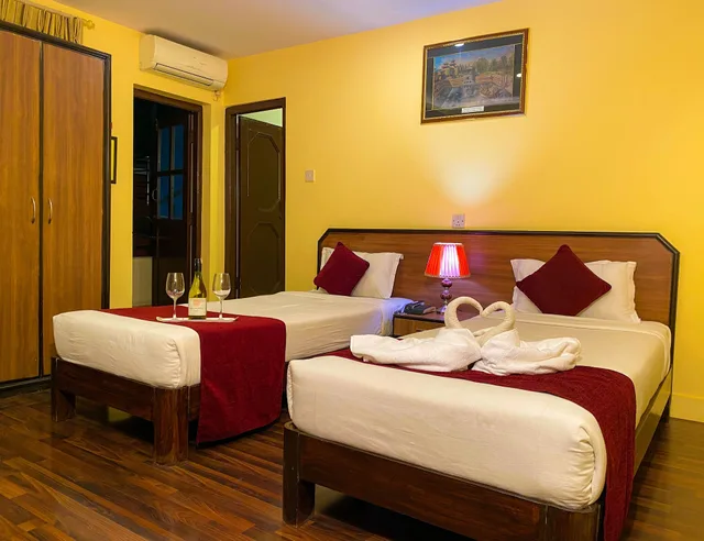 غرفة قياسية بسريرين منفصلين، Thamel Grand Hotel 9/10