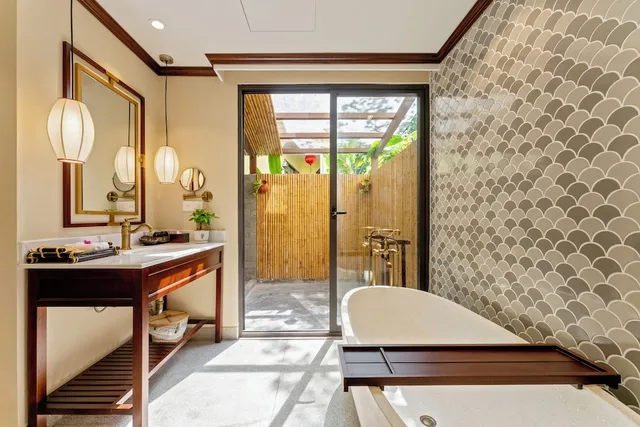 Suite, Twin Beds, Pool View, Outdoor Bath، Ahoy Hoi An Boutique Resort & Spa 5/6