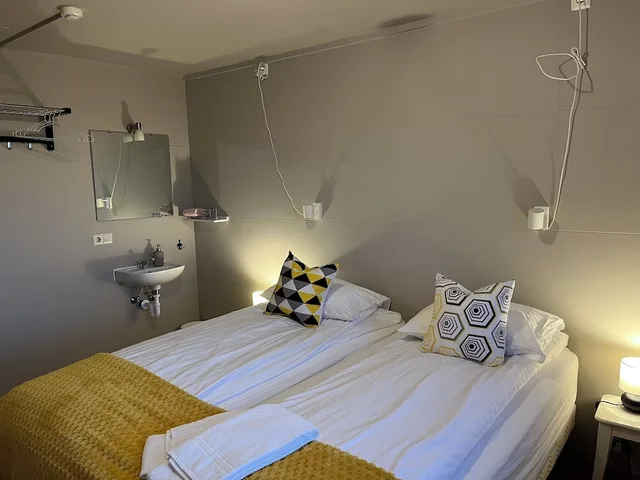 غرفة بسرير مزدوج، Guesthouse Hvammur 9/10