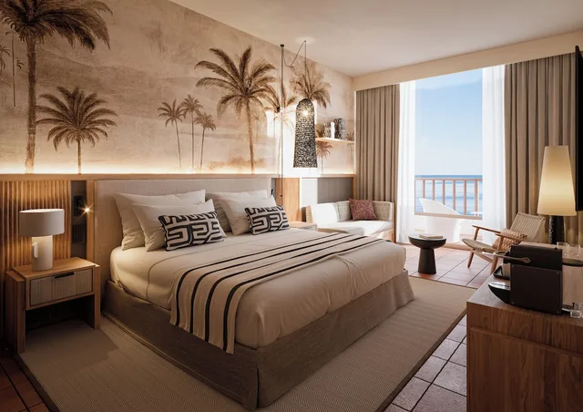 غرفة قياسية بسريرين منفصلين بإطلالة على البحر، Esencia de Fuerteventura by Princess Hotels 2/10