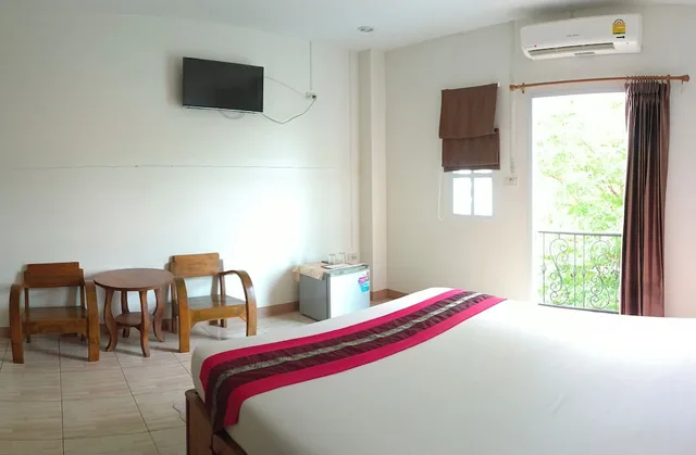 غرفة قياسية بسرير مزدوج، Maesot Siri Hotel 5/10