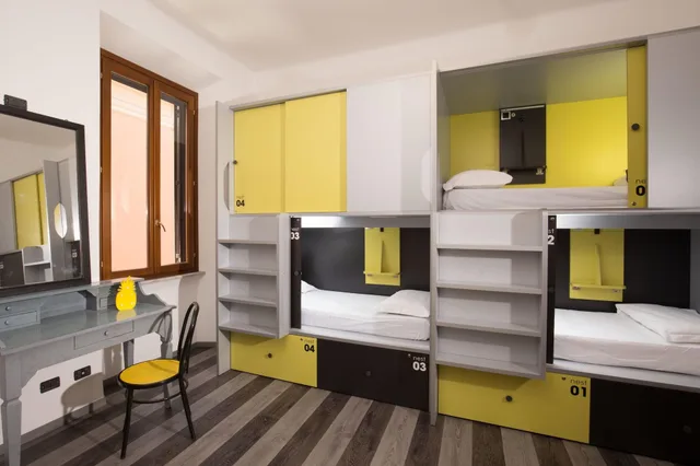سكن مشترك مختلط بخمسة أسرّة، Free Hostels Roma 3/4