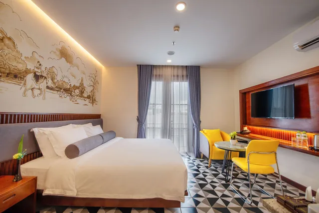 غرفة بسرير كينج بحمام خاص، The Twizt - Lifestyle Hostel 4/8