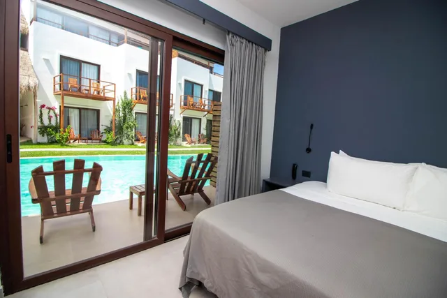 غرفة قياسية بسرير مزدوج، My Blue Holbox Hotel 3/10