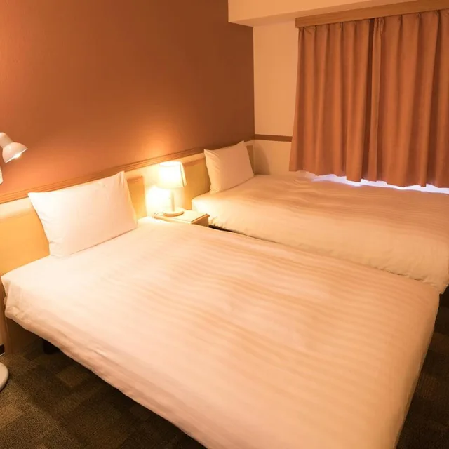 غرفة بسريرين منفصلين للمدخنين، Toyoko Inn Maebashi Ekimae 4/8